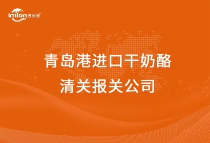 青島港進口干奶酪清關報關公司
