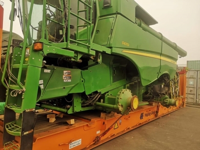 德國收割機(jī)進(jìn)口海運(yùn)報(bào)關(guān)到國內(nèi)的流程